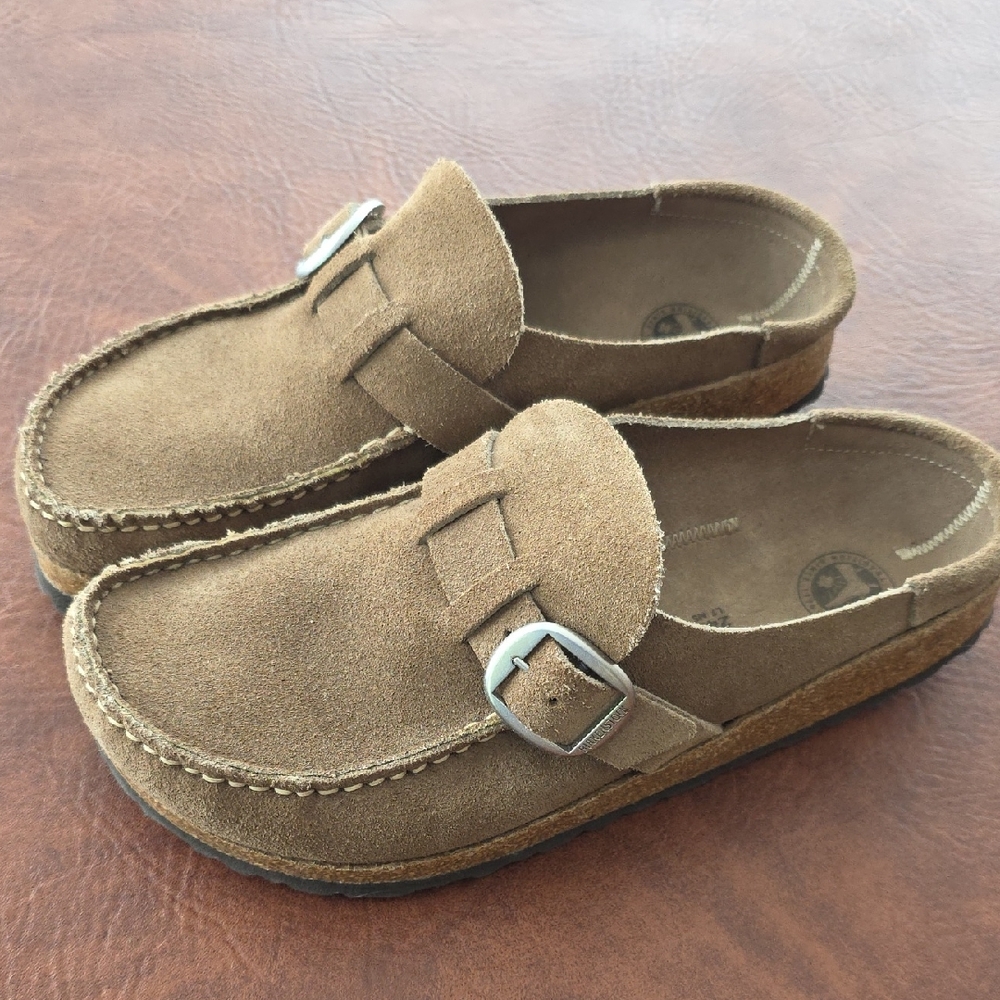 Birkenstock Brown Suede Loafers